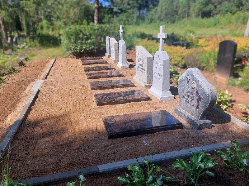 Уборка и реновация могилы семейного захоронения